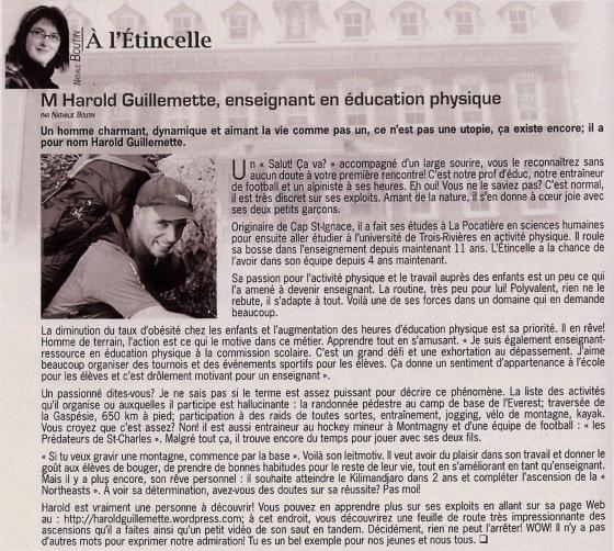 Au fil de la Boyer Harold Guillemette